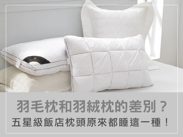 羽毛枕和羽絨枕